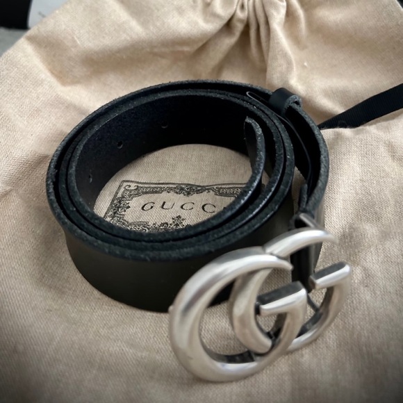 Gucci Other - Gucci GG Marmont Mens black leather belt 💯 Authentic